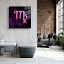 Autres décorations murales - ."Zodiac V2 - Virgo". Glass Wall Art | Artdesigna Glass Printing Wall Arts. - ARTDESIGNA