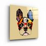 Other wall decoration - ・"Abstract Dog Face"・Glass Wall Art | Artdesigna Glass Printing Wall Arts. - ARTDESIGNA