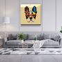 Other wall decoration - ・"Abstract Dog Face"・Glass Wall Art | Artdesigna Glass Printing Wall Arts. - ARTDESIGNA