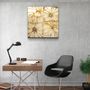 Other wall decoration - ・"Abstract Yellow Flowers"・Glass Wall Art | Artdesigna Glass Printing Wall Arts. - ARTDESIGNA