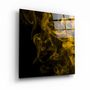 Other wall decoration - ・"Yellow Smoke"・Glass Wall Art | Artdesigna Glass Printing Wall Arts. - ARTDESIGNA