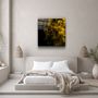 Other wall decoration - ・"Yellow Smoke"・Glass Wall Art | Artdesigna Glass Printing Wall Arts. - ARTDESIGNA
