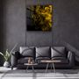 Other wall decoration - ・"Yellow Smoke"・Glass Wall Art | Artdesigna Glass Printing Wall Arts. - ARTDESIGNA