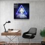Autres décorations murales - ・"Smoky Face"・Glass Wall Art | Artdesigna Glass Printing Wall Arts. - ARTDESIGNA