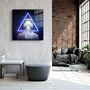 Autres décorations murales - ・"Smoky Face"・Glass Wall Art | Artdesigna Glass Printing Wall Arts. - ARTDESIGNA