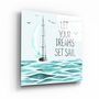 Autres décorations murales - ・"Let Your Dreams"・Glass Wall Art | Artdesigna Glass Printing Wall Arts. - ARTDESIGNA