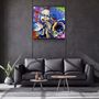 Other wall decoration - ・"Abstract Musician"・Glass Wall Art | Artdesigna Glass Printing Wall Arts. - ARTDESIGNA