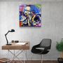 Other wall decoration - ・"Abstract Musician"・Glass Wall Art | Artdesigna Glass Printing Wall Arts. - ARTDESIGNA