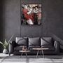 Autres décorations murales - ・"Abstract Musician V2"・Glass Wall Art | Artdesigna Glass Printing Wall Arts. - ARTDESIGNA