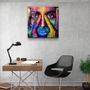 Autres décorations murales - ・"Abstract Colorful Face"・Glass Wall Art | Artdesigna Glass Printing Wall Arts. - ARTDESIGNA
