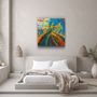 Autres décorations murales - ・"Abstract Dancers V2"・Glass Wall Art | Artdesigna Glass Printing Wall Arts. - ARTDESIGNA