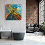 Autres décorations murales - ・"Abstract Dancers V2"・Glass Wall Art | Artdesigna Glass Printing Wall Arts. - ARTDESIGNA