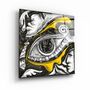 Autres décorations murales - ・"Abstract Faces and Eyes"・Glass Wall Art | Artdesigna Glass Printing Wall Arts. - ARTDESIGNA