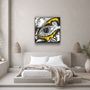 Autres décorations murales - ・"Abstract Faces and Eyes"・Glass Wall Art | Artdesigna Glass Printing Wall Arts. - ARTDESIGNA