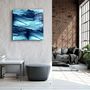 Other wall decoration - ・"Abstract Waves"・Glass Wall Art | Artdesigna Glass Printing Wall Arts. - ARTDESIGNA