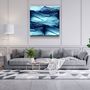 Other wall decoration - ・"Abstract Waves"・Glass Wall Art | Artdesigna Glass Printing Wall Arts. - ARTDESIGNA