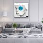 Autres décorations murales - ・"Blue Eye"・Glass Wall Art | Artdesigna Glass Printing Wall Arts. - ARTDESIGNA