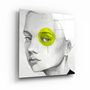 Other wall decoration - ・"Yellow Eye"・Glass Wall Art | Artdesigna Glass Printing Wall Arts. - ARTDESIGNA