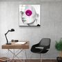 Autres décorations murales - ・"Abstract Colors Woman Portrait"・Glass Wall Art | Artdesigna Glass Printing Wall Arts. - ARTDESIGNA