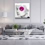 Autres décorations murales - ・"Abstract Colors Woman Portrait"・Glass Wall Art | Artdesigna Glass Printing Wall Arts. - ARTDESIGNA