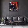 Other wall decoration - ・"Silvery Make Up"・Glass Wall Art | Artdesigna Glass Printing Wall Arts. - ARTDESIGNA