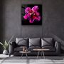 Other wall decoration - ・"Abstract Purple Flower"・Glass Wall Art | Artdesigna Glass Printing Wall Arts. - ARTDESIGNA