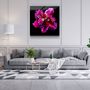 Other wall decoration - ・"Abstract Purple Flower"・Glass Wall Art | Artdesigna Glass Printing Wall Arts. - ARTDESIGNA