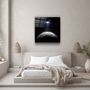 Autres décorations murales - ・"Moon and Earth"・Glass Wall Art | Artdesigna Glass Printing Wall Arts. - ARTDESIGNA