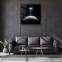 Autres décorations murales - ・"Moon and Earth"・Glass Wall Art | Artdesigna Glass Printing Wall Arts. - ARTDESIGNA