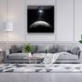 Autres décorations murales - ・"Moon and Earth"・Glass Wall Art | Artdesigna Glass Printing Wall Arts. - ARTDESIGNA