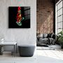 Autres décorations murales - ・"Abstract Colorful Paint"・Glass Wall Art | Artdesigna Glass Printing Wall Arts. - ARTDESIGNA