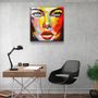 Other wall decoration - ・"Abstract Woman Portrait"・Glass Wall Art | Artdesigna Glass Printing Wall Arts. - ARTDESIGNA