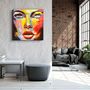 Other wall decoration - ・"Abstract Woman Portrait"・Glass Wall Art | Artdesigna Glass Printing Wall Arts. - ARTDESIGNA
