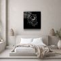 Autres décorations murales - ・"Abstract Black Owl"・Glass Wall Art | Artdesigna Glass Printing Wall Arts. - ARTDESIGNA