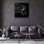 Autres décorations murales - ・"Abstract Black Owl"・Glass Wall Art | Artdesigna Glass Printing Wall Arts. - ARTDESIGNA