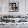 Other wall decoration - ・"Abstract Woman Oil Painting"・Glass Wall Art | Artdesigna Glass Printing Wall Arts. - ARTDESIGNA
