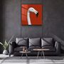 Autres décorations murales - ・"Flamingo - Red"・Glass Wall Art | Artdesigna Glass Printing Wall Arts. - ARTDESIGNA