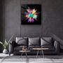 Other wall decoration - ・"Colorful Explosion"・Glass Wall Art | Artdesigna Glass Printing Wall Arts. - ARTDESIGNA