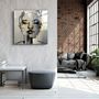Other wall decoration - ・"Abstract Woman Portrait V3"・Glass Wall Art | Artdesigna Glass Printing Wall Arts. - ARTDESIGNA
