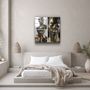 Autres décorations murales - ・"Abstract Makeup Artist - Hush V2"・Glass Wall Art | Artdesigna Glass Printing Wall Arts. - ARTDESIGNA