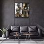 Autres décorations murales - ・"Abstract Makeup Artist - Hush V2"・Glass Wall Art | Artdesigna Glass Printing Wall Arts. - ARTDESIGNA