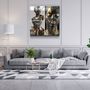 Autres décorations murales - ・"Abstract Makeup Artist - Hush V2"・Glass Wall Art | Artdesigna Glass Printing Wall Arts. - ARTDESIGNA