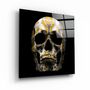 Autres décorations murales - ・"Abstract Skull"・Glass Wall Art | Artdesigna Glass Printing Wall Arts. - ARTDESIGNA