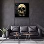 Autres décorations murales - ・"Abstract Skull"・Glass Wall Art | Artdesigna Glass Printing Wall Arts. - ARTDESIGNA