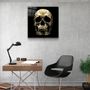 Autres décorations murales - ・"Abstract Skull"・Glass Wall Art | Artdesigna Glass Printing Wall Arts. - ARTDESIGNA