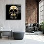 Autres décorations murales - ・"Abstract Skull"・Glass Wall Art | Artdesigna Glass Printing Wall Arts. - ARTDESIGNA