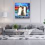 Autres décorations murales - ・"Penguin Family"・Glass Wall Art | Artdesigna Glass Printing Wall Arts. - ARTDESIGNA