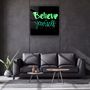 Other wall decoration - ・"Believe Yourself"・Glass Wall Art | Artdesigna Glass Printing Wall Arts. - ARTDESIGNA