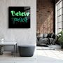 Other wall decoration - ・"Believe Yourself"・Glass Wall Art | Artdesigna Glass Printing Wall Arts. - ARTDESIGNA