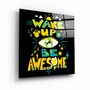 Autres décorations murales - ・"Be Awesome"・Glass Wall Art | Artdesigna Glass Printing Wall Arts. - ARTDESIGNA
